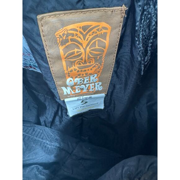 Obermeyer Tribal Cargo Snow Pants Youth Boys 5 Black Brown I-Grow System - Picture 7 of 12
